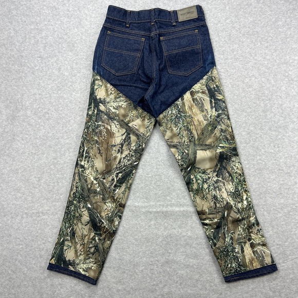 True Timber Jeans Men 32x32 Blue Denim Pants Camo MC2 Briar Brush Guard Hunt - Picture 2 of 14